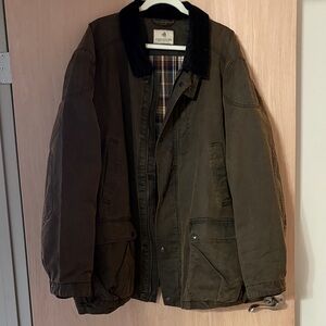 Legendary Whitetails Dark Olive Field Jacket with Black Collar